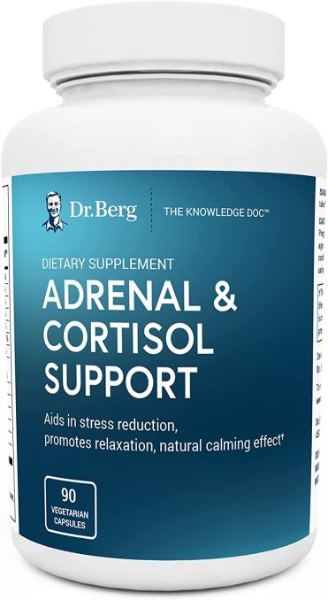 4. Dr. Berg’s Adrenal & Cortisol Support Supplement