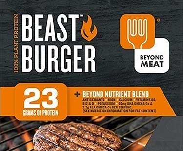 Beyond Meat beast burger