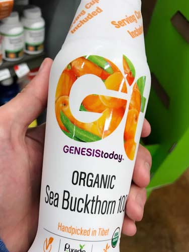 sea buckthorn juice for sale at Whole Foods