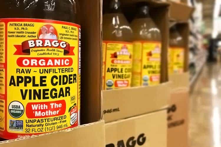 Bragg cider vinegar bottles