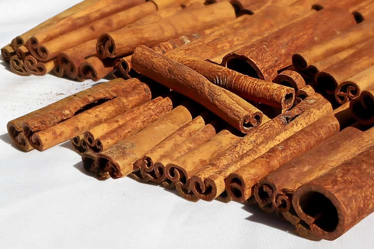 whole sticks of cinnamon