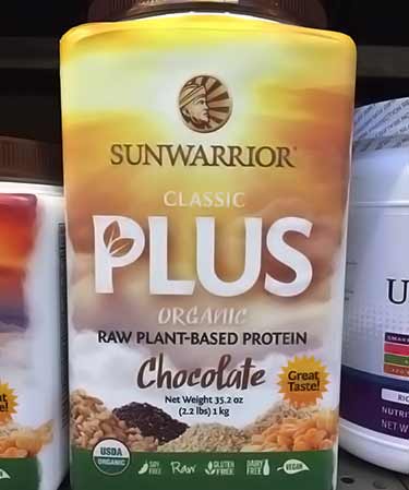 Sunwarrior Classic Plus chocolate 1 kg size