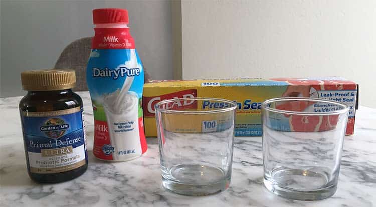 supplies for cow milk probiotic testing