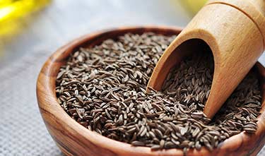 cumin seeds in bowl