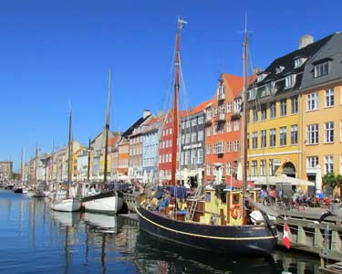 waterway in Copenhagen, Denmark