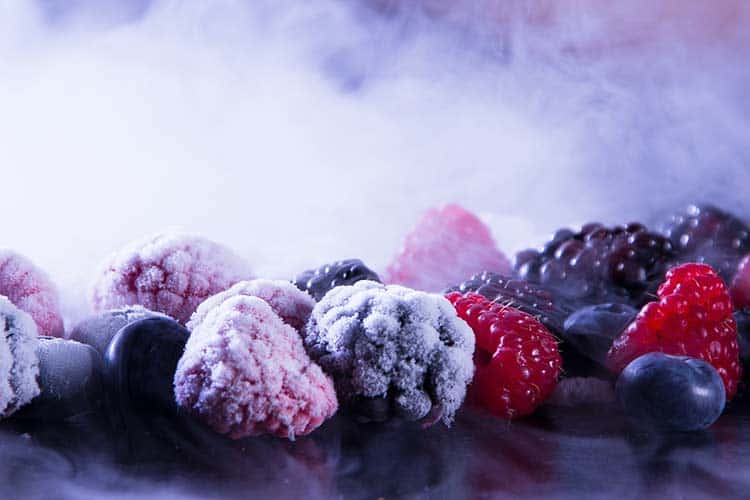 fresh and frozen berries