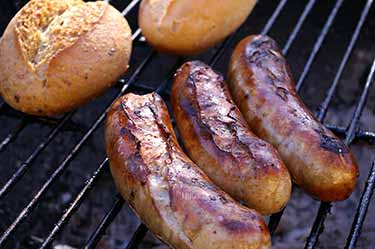 grilled sausage