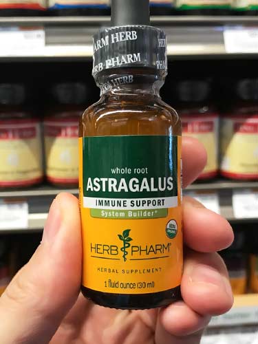 organic liquid astragalus tincture