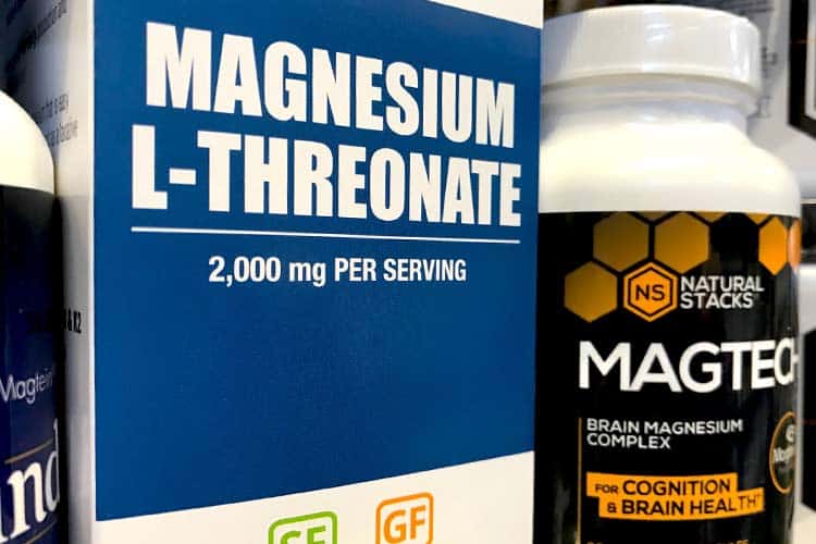 Magtein and Mercola magnesium l threonate brands sold at store