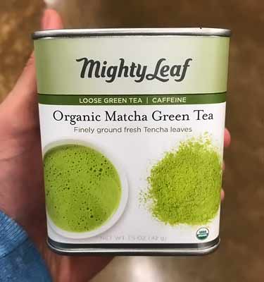 Mighty Leaf organic matcha tin