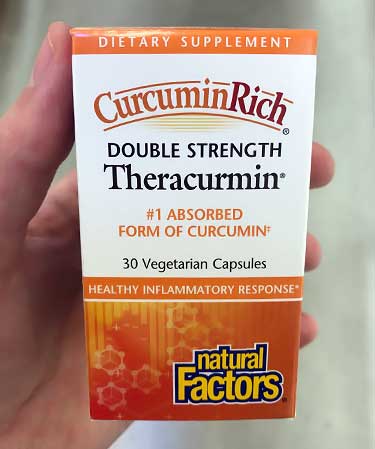 Natural Factors CurcuminRich vegetarian capsules