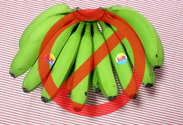 no green bananas