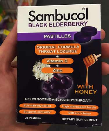 Sambucol pastilles