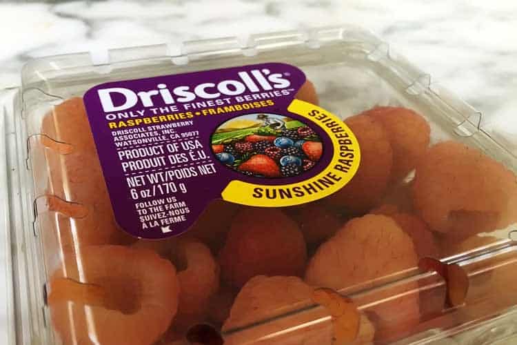 Driscoll's Sunshine Raspberries