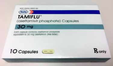 Tamiflu packaging