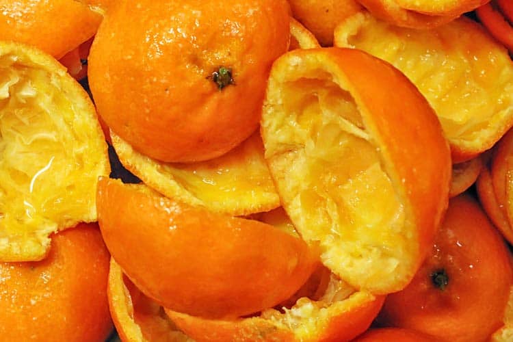 tangerine peels