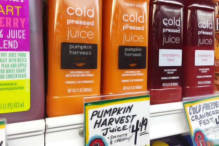 Trader Joe's pumpkin juice