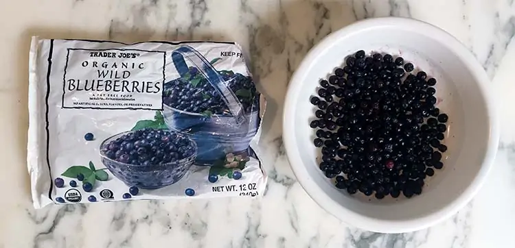 Trader Joe's frozen wild blueberries