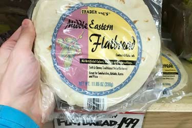 Trader Joe's Middle Eastern flatbread