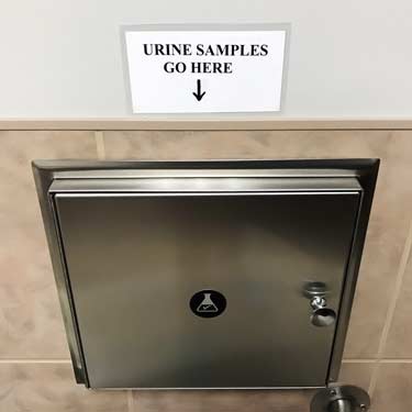 dropoff for urine samples