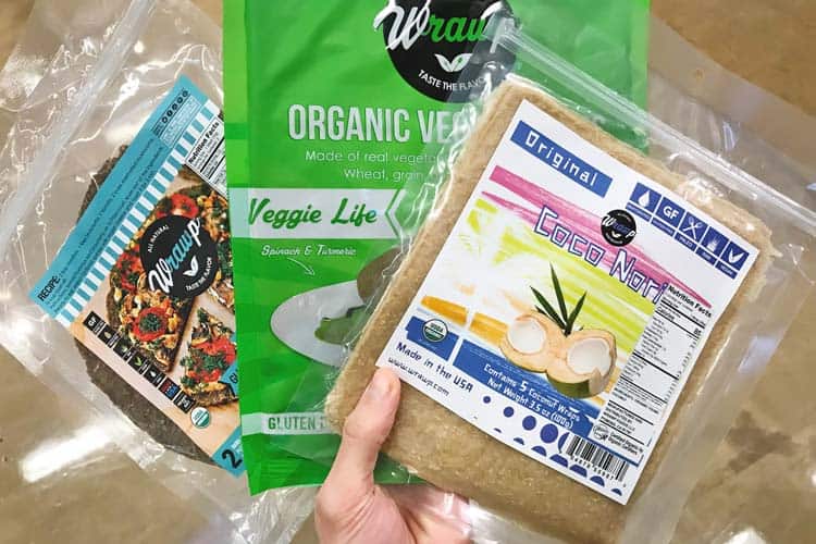 brands of GF low carb vegan wraps