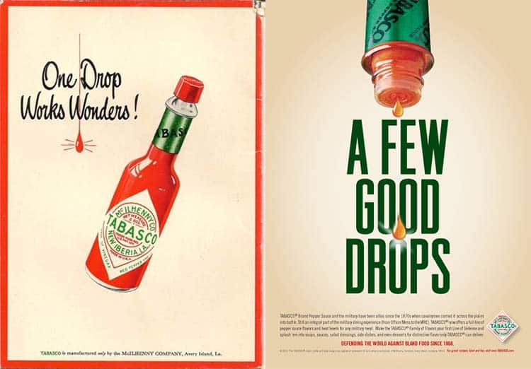 vintage magazine ads for Tabasco sauce