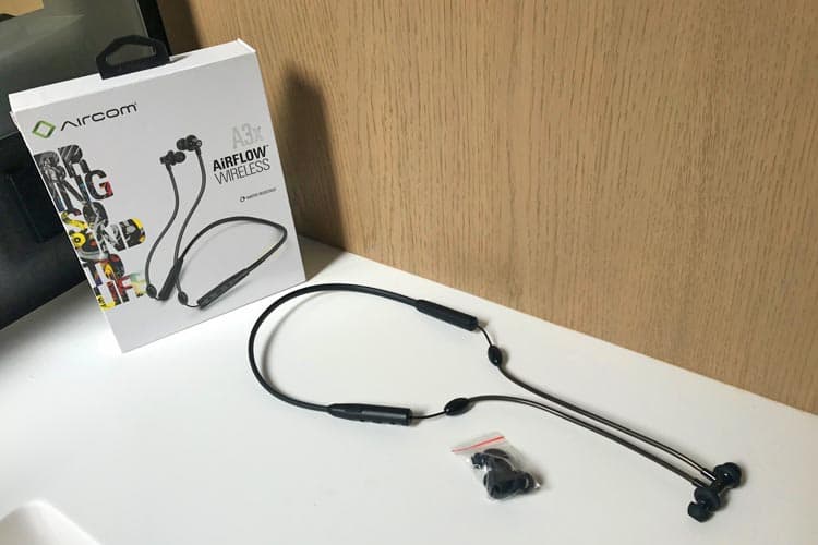 wireless air tube headset