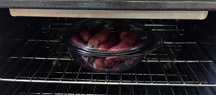 yams in oven