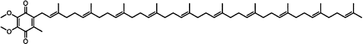 CoQ10 chemcial structure