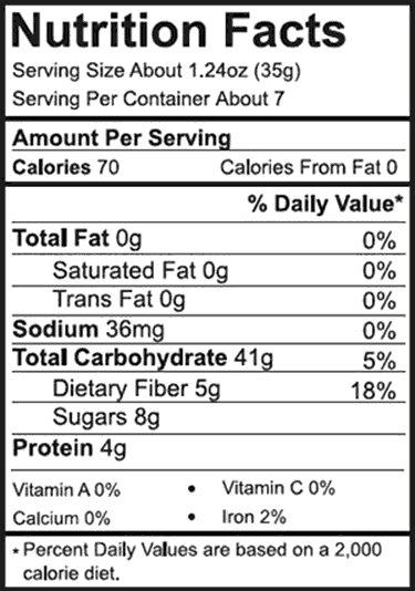 black garlic nutrition facts