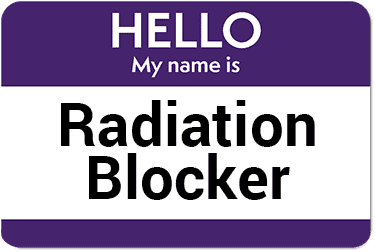 radiation blocking sticker